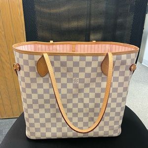Louis Vuitton Azure Damier Neverfull MM